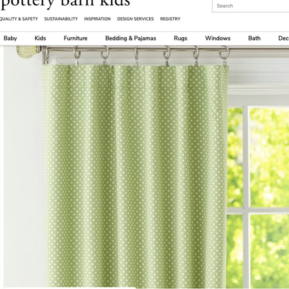Pottery Barn Kids Blackout Curtain Set